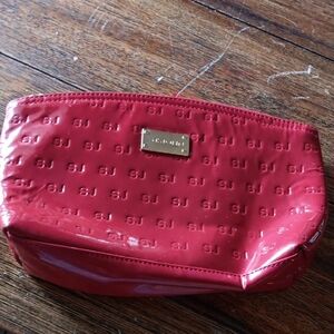 St John. Red Clutch Bag